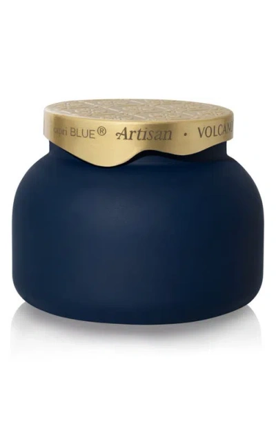 Capri Blue Terrazza Velluto Volcano Signature Candle In Animal Print