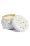 Capri Blue Volcano Glimmer Mini Tin Candle In White