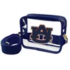 Capri Designs Women's Auburn Varsity Patch Crossbody In Auburn/ Navy In Multi