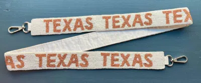 Capri Designs Women's University Of Texas Beaded Purse Strap In Multi