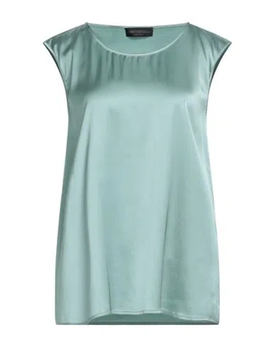 Capricci Di Maglia Woman Top Sage Green Size 8 Viscose, Elastane