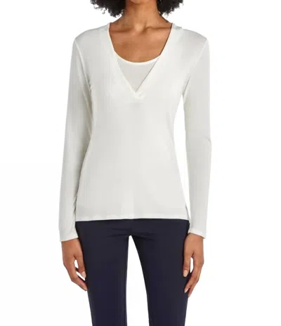 Capsule 121 Adhara Top In Ivy In White