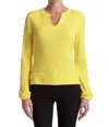 Capsule 121 Power Long-sleeve Pullover Top In Yellow