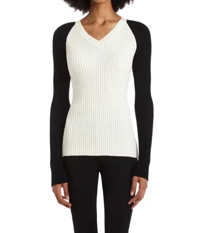 Capsule 121 Scout Sweater In Ivory With Black In Multi