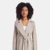 Capsule 121 The Aluda Trench Coat In Gray