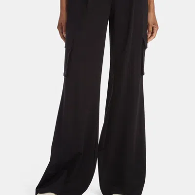 Capsule 121 Women's The Antares Flare-leg Cargo Pants In Black
