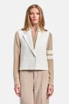 Capsule 121 The Eddington Combo Jacket In White