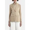 Capsule 121 The Hailey Blazer In Beige