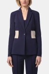 Capsule 121 The Light Blazer In Navy/tan