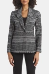 Capsule 121 The Moorehouse Blazer In Black With Ivory