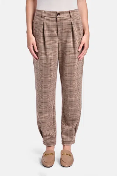 Capsule 121 The San Marco Pant In Plaid In Brown