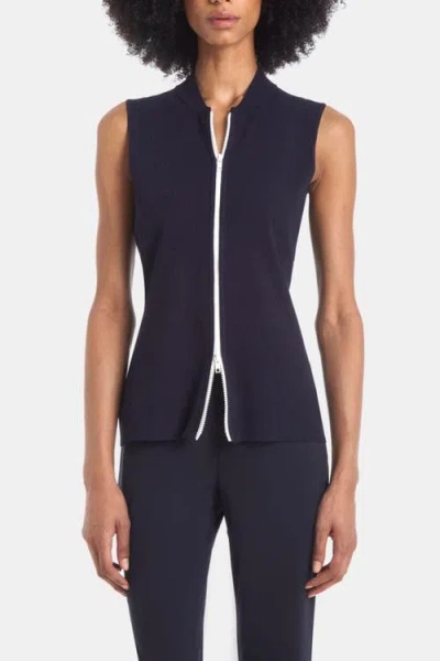 Capsule 121 The Star Vest In Navy/white