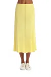 Capsule 121 Triangular Skirt In Yellow In Yellow