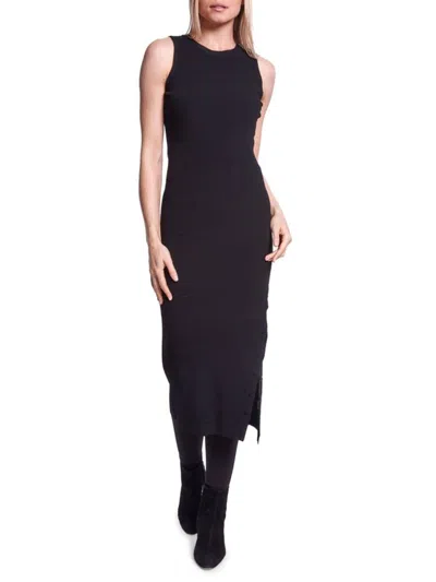 Capsule 121 Women's Astron Knit Sheath Midi Dress In Black