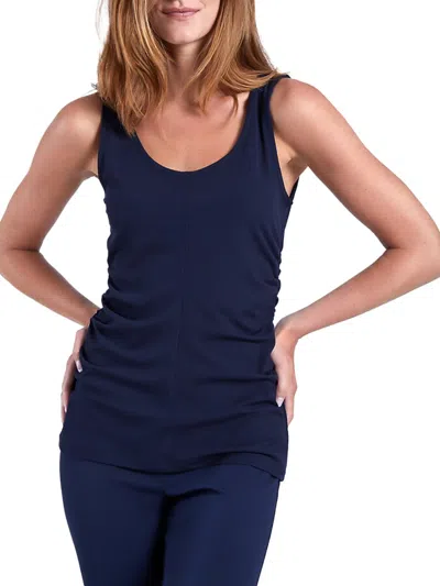 Capsule 121 Women's Bopp Ruched Tank Top In Navy