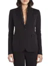 Capsule 121 Women's Galaxies The Lear Lace Trim Blazer In Black