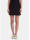 Capsule 121 Women's Parker-tech Mini Bumper Skirt In Black