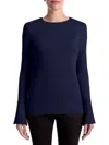 Capsule 121 Women's Polaris Flare Sleeve Top In Navy