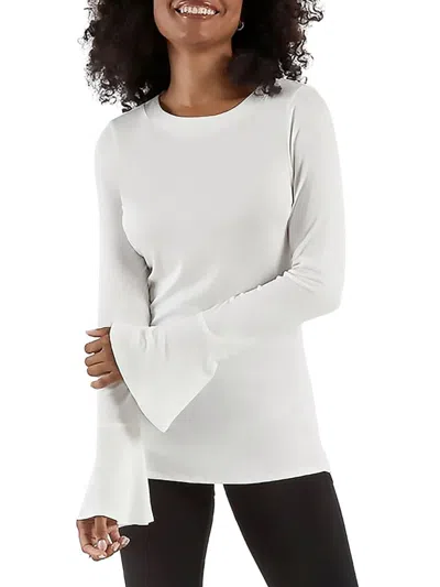 Capsule 121 Plus Size The Polaris Bell-sleeve Top In White