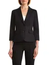 Capsule 121 Women's Polite Solid Blazer In Black