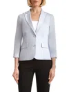 Capsule 121 Women's Polite Solid Blazer In Sky Blue