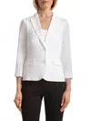 Capsule 121 Women's Polite Solid Blazer In White