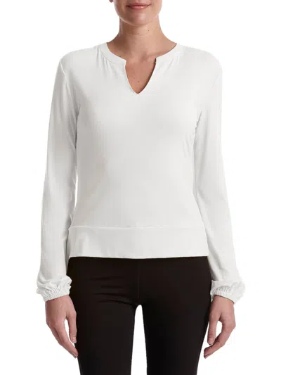 Capsule 121 Women's Power Splitneck Top In White