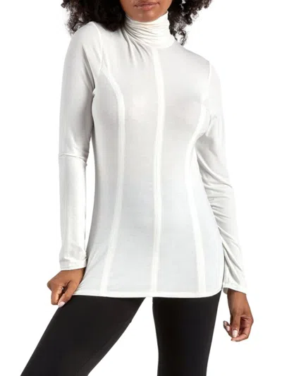 Capsule 121 Women's Resilience The Akor Turtleneck Top In Ivory