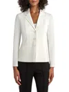 Capsule 121 Women's Sight French Knit Button-front Blazer In Ivory