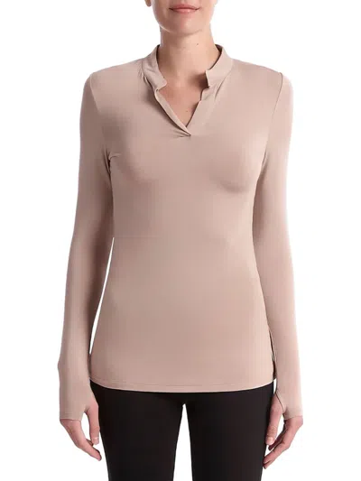 Capsule 121 Women's Splendor Bamboo Blend Top In Beige