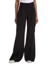 Capsule 121 Women's The Antares Flare-leg Cargo Pants In Black