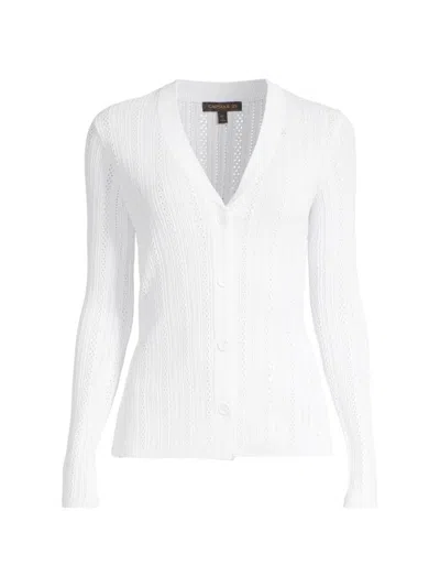 Capsule 121 Women's The Aspect Knit Cardigan In White
