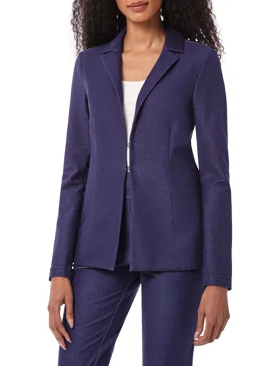 Capsule 121 Women's The Bellatrix Notch Lapel Jacket In Medium Blue