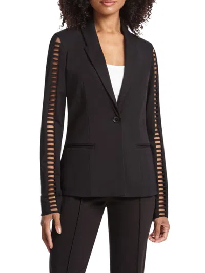 Capsule 121 Women's The Capacity Cut-out Blazer In Black