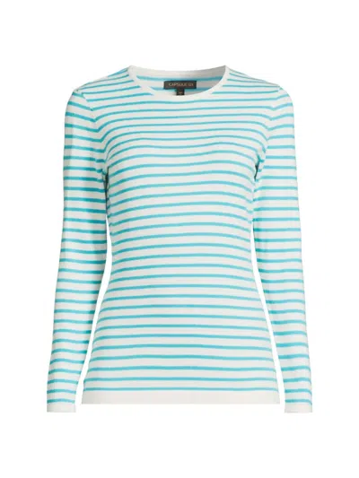 Capsule 121 Women's The Diversity Sweater In Crystal Blue