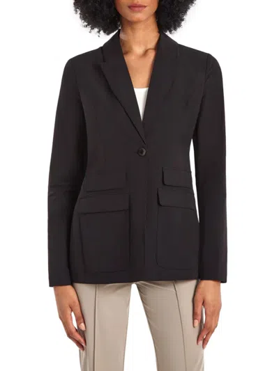 Capsule 121 Women's The New Glenn Peak Lapel Blazer In Black