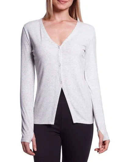 Capsule 121 Women's The Rossi Cardigan In Heather Grey