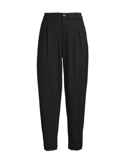 Capsule 121 Women's The San Marco Pleat-front Ankle Pants In Black