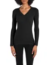 Capsule 121 Women's The Sierra Long Sleeve Sweater Polo In Black
