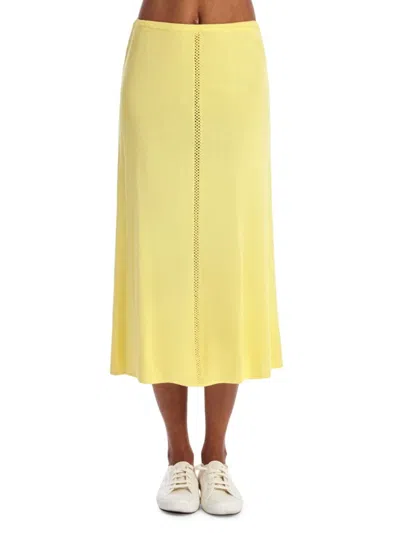 Capsule 121 Women's The Triangular Midi Skirt In Yellow