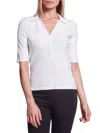 CAPSULE 121 WOMEN'S WEBB SOLID POLO SWEATER