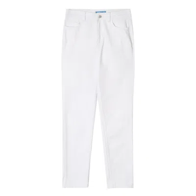 Capsule By Agne Gilyte White Cropped Jeans Skorpios