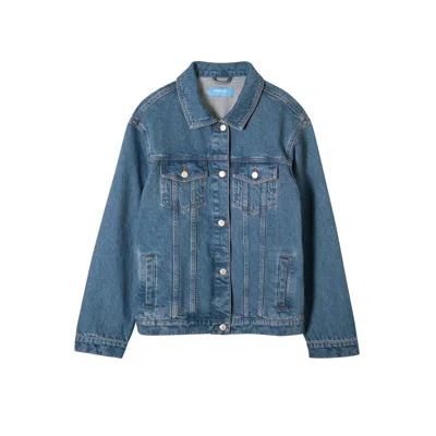 Capsule By Agne Gilyte Women's Blue Denim Jacket Portland Premium Cotton