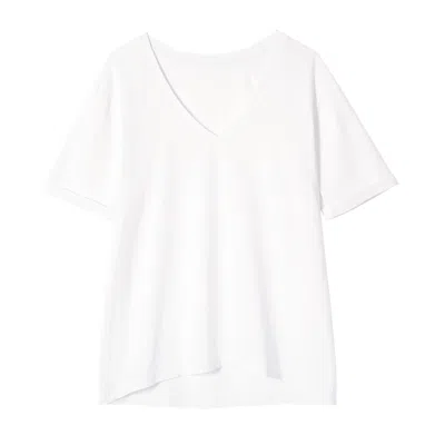 Capsule By Agne Gilyte Women's T-shirt Lisbon White Premium Cotton