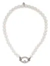 Capsule Eleven Beaded Pendant Necklace In Silber