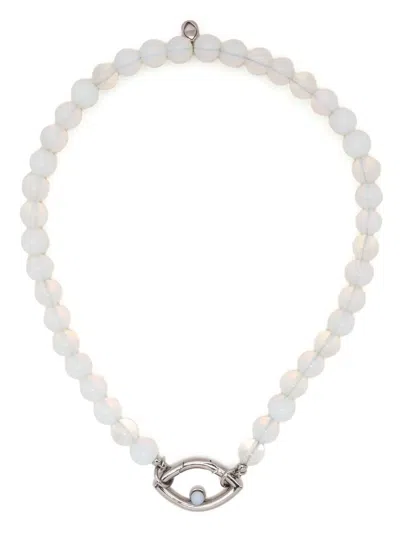 Capsule Eleven Beaded Pendant Necklace In Silber
