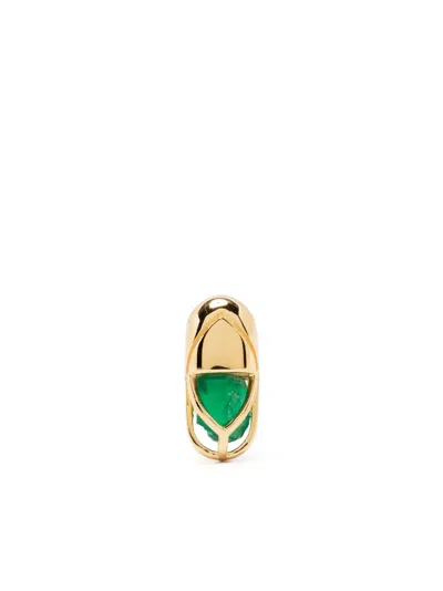Capsule Eleven Capsule Onyx Stud Earring In Gold