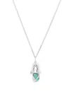 Capsule Eleven Capsule Turquoise Pendant Necklace In Silber