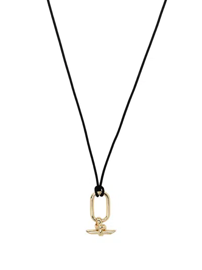 Capsule Eleven Cartouche Pendant Necklace In Gold