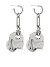 Capsule Eleven Desert Meled Dropped Earring In Silver